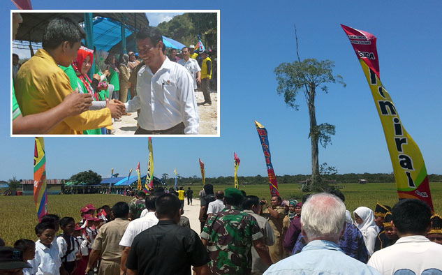 Tiga Hari Keliling Kalimantan, Mentan Puji Semangat Petani Berau